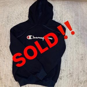 Black Champion Hoodie *NOT FOR SALE*